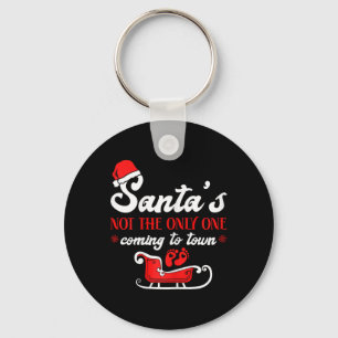 Llavero Anuncio de Embarazo de Navidad de Santa