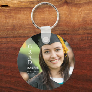 Llavero Anuncio de Graduación Nombre Escuela Personalizabl