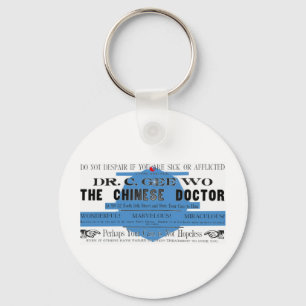 Llavero Anuncio del vintage del Dr. Wo The chinese Doctor