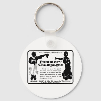 Llavero Anuncio viejo Pommery Champagne