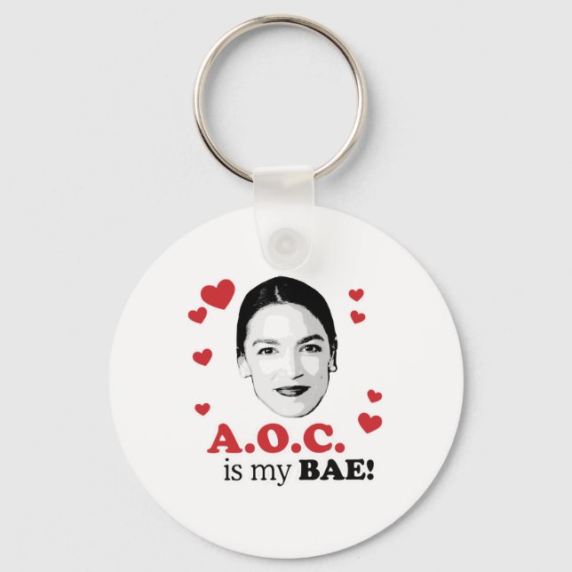 Llavero AOC es mi BAE (Anverso)