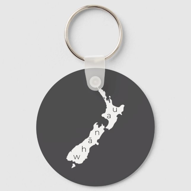 Llavero Aotearoa New Zealand With Kiwi Whanau Maori  (Anverso)