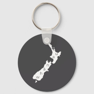 Llavero Aotearoa Nueva Zelanda Con Kiwi Whanau Maorí