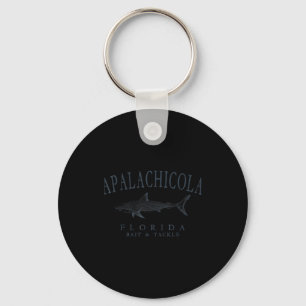 Llavero Apalachicola florida tiburón arte retro pizarra pe