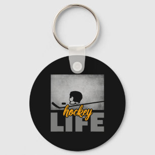 Llavero Aparato de hockey - Jugador de hockey de hockey de