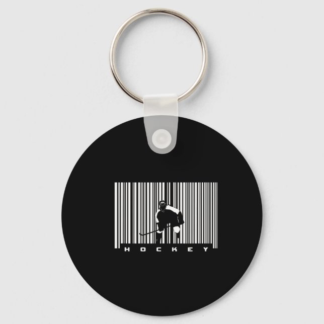Llavero Aparato de hockey - Jugador de hockey de hockey de (Anverso)