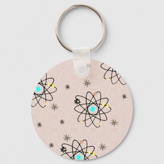 Llavero Aparatos y regalos de impresión atómica Retro 50 (Anverso)