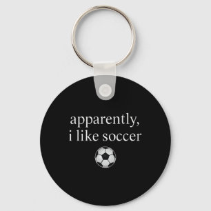 Llavero Aparentemente Me Gusta El Fútbol Divertido Juego D