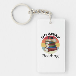 Llavero Apártate Estoy Leyendo El Lector De Libros Gracios