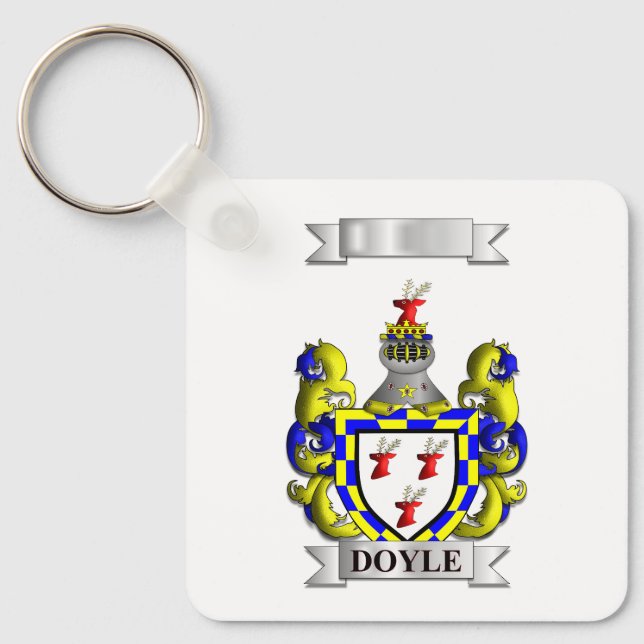 Llavero Apellido Doyle y Escudo (Anverso)