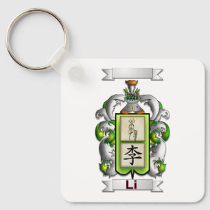 Llavero Apellido Li y Escudo