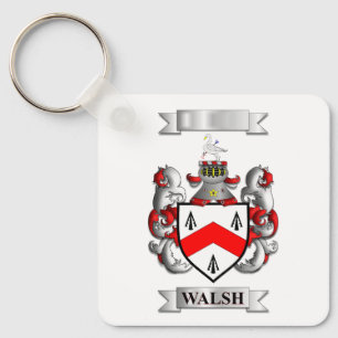 Llavero Apellido y Escudo de Walsh