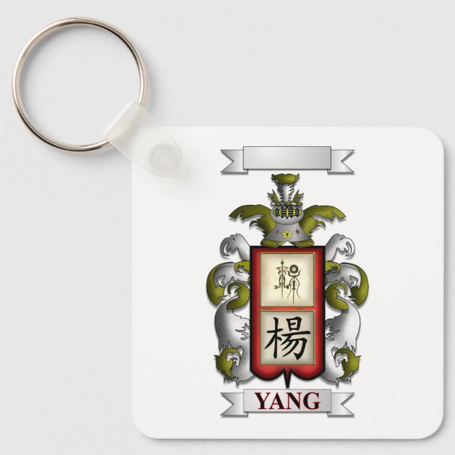 Llavero Apellido Yang y Escudo (Anverso)