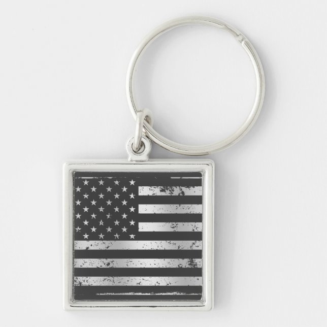 Llavero apenado de la bandera americana II (Frente)