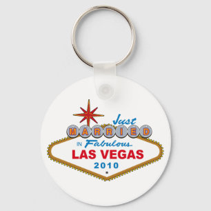 Llavero Apenas casado en Las Vegas fabuloso 2010