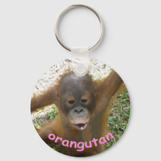 Llavero Aperitivos de la selva tropical de Orangutan