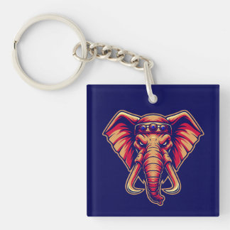 Llavero Apex Pachyderm - Edición Azul Marino y Naranja