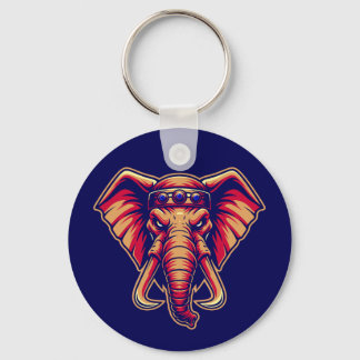 Llavero Apex Pachyderm - Edición Azul Marino y Naranja