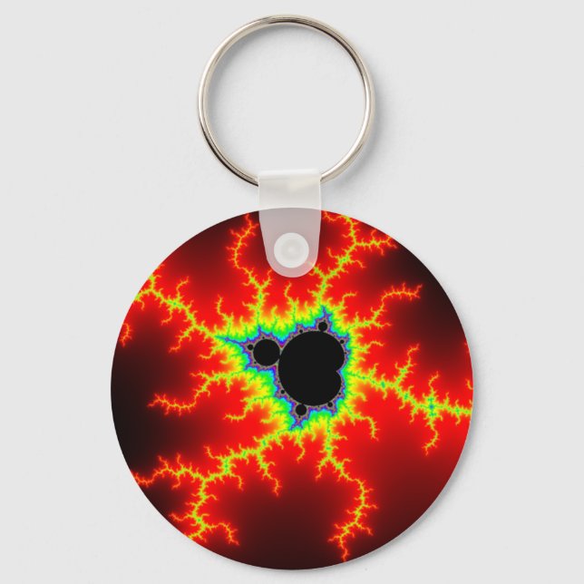 Llavero Apfelmännchen mandelbrot set (Anverso)