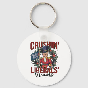 Llavero Aplastando Sueños de Liberales Trump Cascanueces N