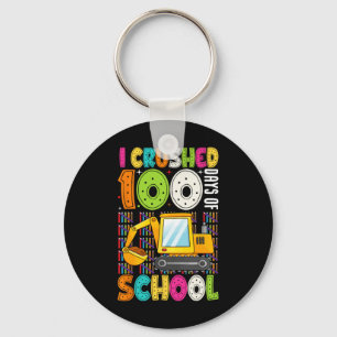 Llavero Aplasté 100 Días De Construcción Escolar 100º Día
