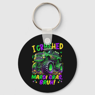 Llavero Aplasté Mardi Gras Bruh Camión Monstruo Mardi Gras