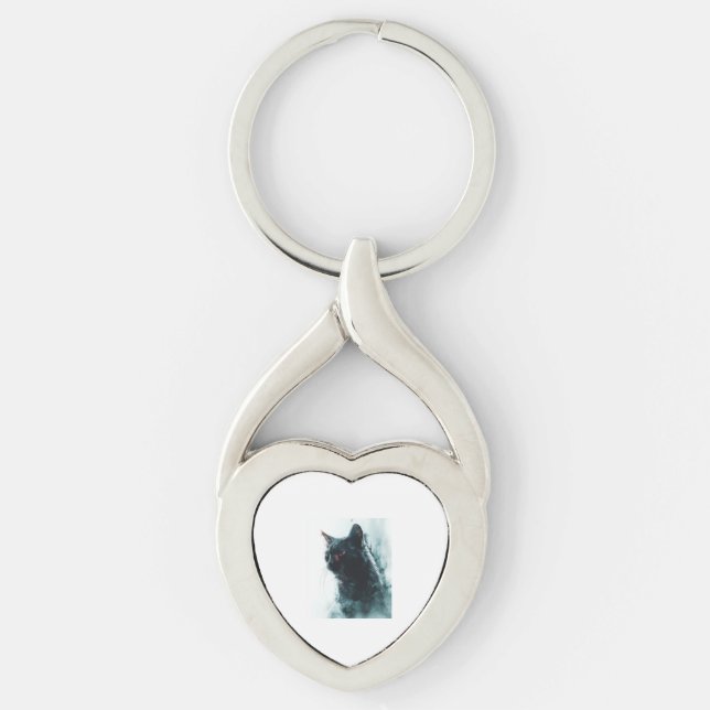 Llavero Apocalipsis del gato zombi (Anverso)