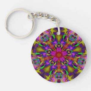 Llavero Apófisis Kaleidoscope Arte Fractal - II