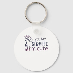 Llavero Apostas a Giraffe que soy linda