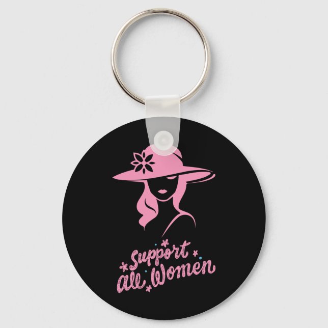Llavero Apoyar a todas las mujeres (Anverso)