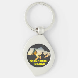 Llavero Apoyar a Ucrania - Apoyo y solidaridad