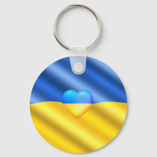 Llavero Apoyar a Ucrania - Libertad - Paz - Bandera de Ucr