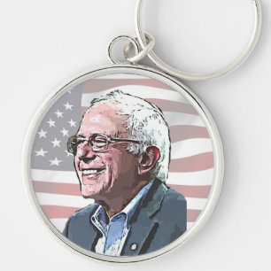Llavero Apoyar la cadena de claves políticas de Bernie San