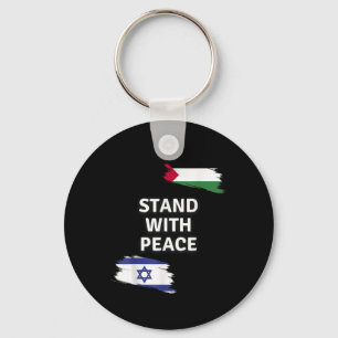 Llavero Apoyen La Paz. Camisa Palestina de Israel. Decir N
