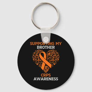 Llavero Apoyo A Mi Hermano Rsd Crps Sensibilización Mes Or