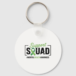 Llavero Apoyo a Squad Sunflower Hair Mental Health Awarene