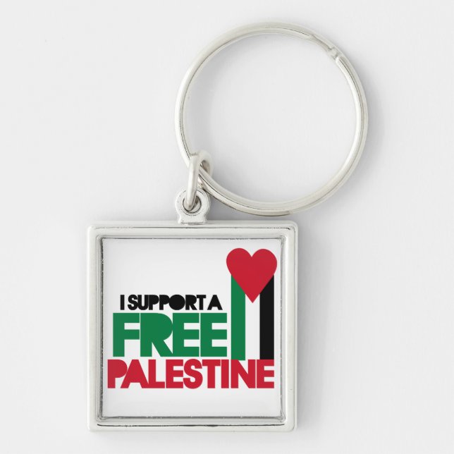 Llavero Apoyo a una palestina libre (Frente)