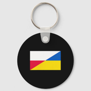 Llavero Apoyo Bandera Polonia Ucrania Amistad Vecino 1