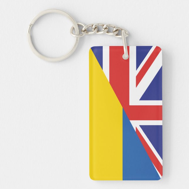 Llavero Apoyo británico hacia el Sherpa Blanket de Ucrania (Frente)