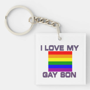 Llavero Apoyo gay Apoyo a mi hijo gay bandera arcoíris