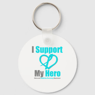 Llavero Apoyo mi recuperación de adicción a Hero