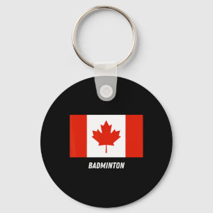 Llavero Apoyo patriótico Badminton Canada Team Sport Cana