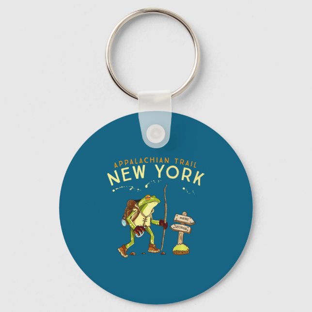 Llavero Appalachian Trail New York Hiking Frog  (Anverso)