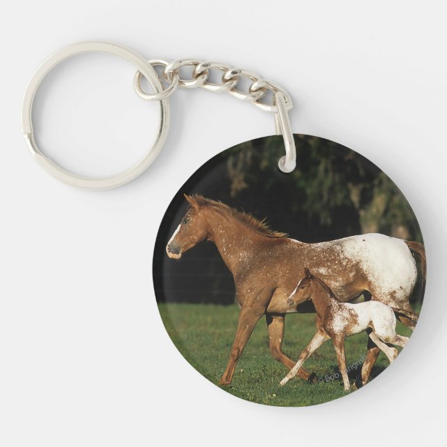 Llavero Appaloosa Mare Y Fool (Frente)