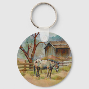LLAVERO APPALOOSA Y VIEJO BAÑO DE SHARON SHARPE