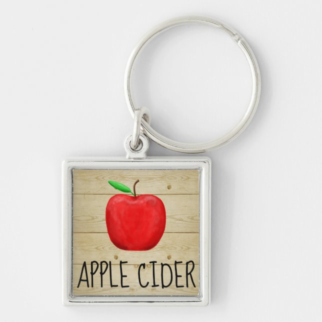 Llavero Apple Cider Red Apple (Frente)