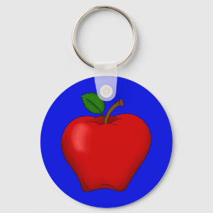 Llavero Apple con teclado de fondo azul