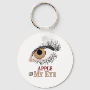 Llavero Apple of My Eye Eyelashes Art