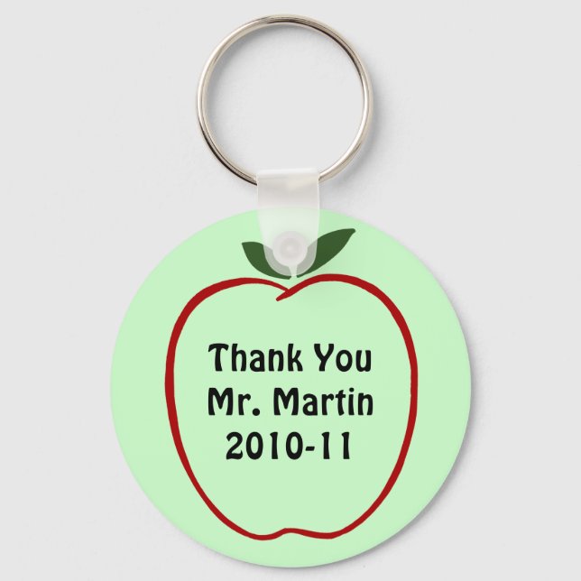 Llavero Apple para el profesor - Keychain (Anverso)