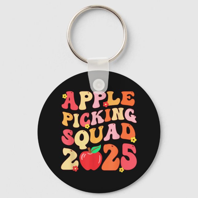 Llavero Apple Picking Squad 2025 Fall Farmer Orchard (Anverso)